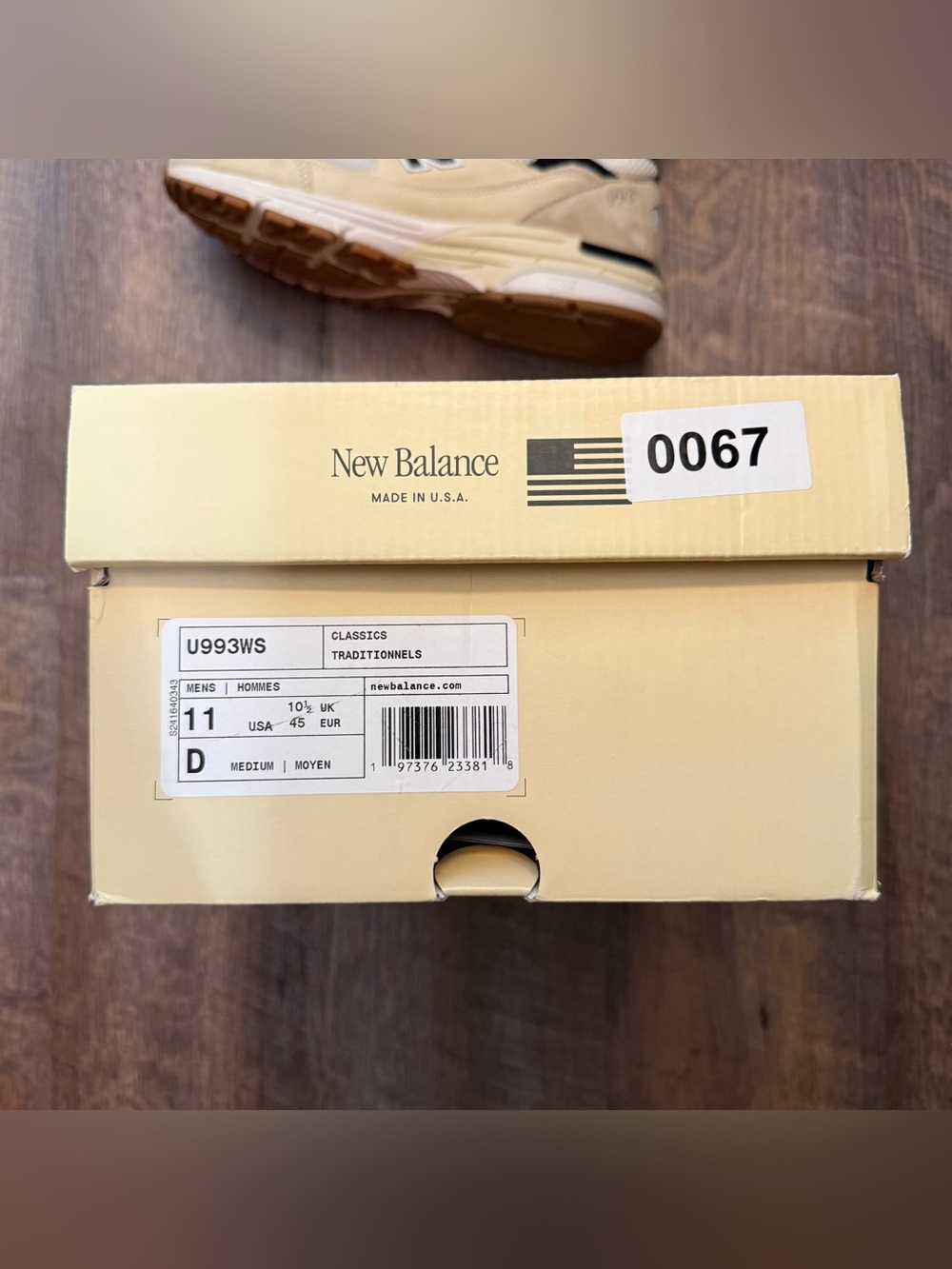 Teddy Santis x New Balance 993 Made in USA Sea Salt Black - Picture 10 of 12
